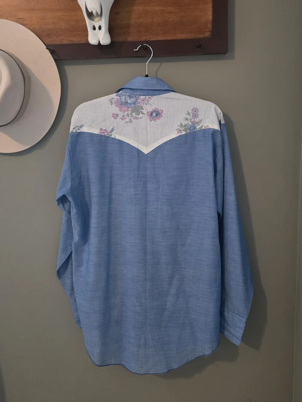 Karman Western Wear Vintage Snap Button Shirt Size XL